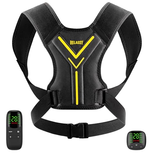 Relassy EMS Espalda & Cuello, 10 Modos, 30 Niveles, Mando Display | EMS para espalda & cuello, 10 programas & 30 niveles, mando con display – fortalece músculos y relaja profundamente.