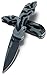 CRKT Moxie EDC Folding Pocket Knife: Assisted Opening Everyday Carry, Grey Blade, Thumb Stud, Liner Lock, Textured Non Slip Handle, Pocket Clip 1102