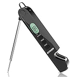 Digital Meat Thermometer Instant Read with Flashlight/Backlight LCD/Magnet for Cooking Food Baking Candy Milk BBQ Grill Smoker Thermometer(No Battery)