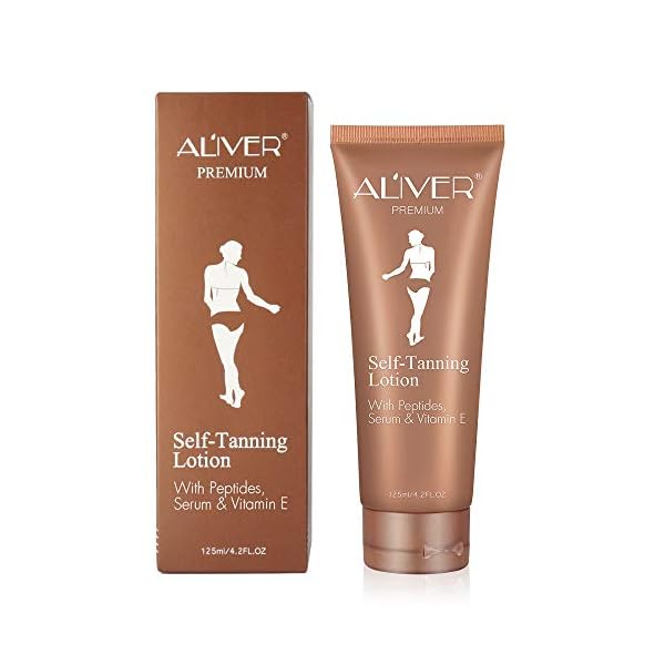 Self Tanning Lotion Body Makeup Natural & Organic Tanning Lotion Bronzing Tanning Lotion Advanced Suncream Protection…