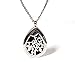 SAMRO 1 Rated Aromatherapy Essential Oil Diffuser Necklace Jewelry Top Quality Stainless Steel Locket Pendant - Perfect Way to Boosts Your Mood All Day - with 24 Inch Chain + 3 Reusable Washable Pads