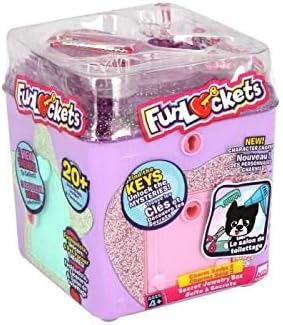 FUNLOCKETS, Secret Box with 3D Charms (Random Model), Girl Toy, Escape Game, Surprises, Jewelry, Pink, 4 Years