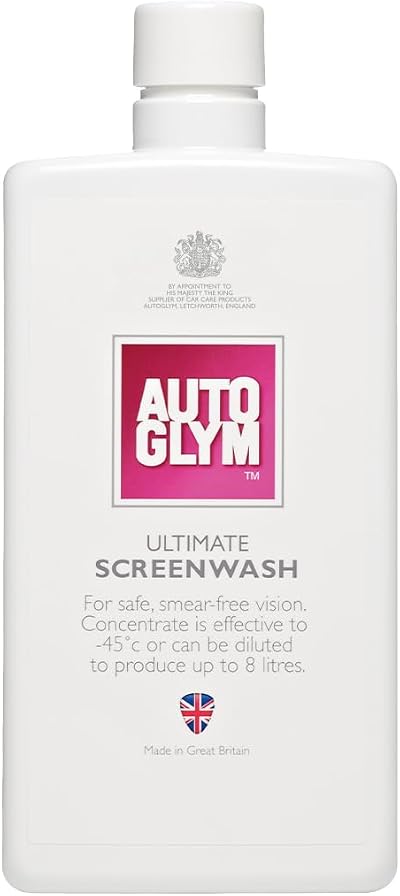 Autoglym Ultimate Screenwash 500ml Concentrated Up to 8L Down to -45°C
