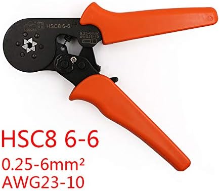 Hsc8 6-4 Hsc8 6-6 6-6A 6-6B 6-4A 6-4B 16-4 Adjustable Crimping Plier Awg 0.25-6Mm2 Pliers Hand Tools Ve Terminals HSC8 6 6