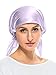 LITHER Women 100% Mulberry Silk Sleep Night Cap Head Cover Bonnet for Hair Beauty