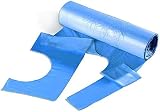 REAL ACCESSORIES Antibacterial Disposable Aprons Roll 200 Blue 69x117cm Shop view 2