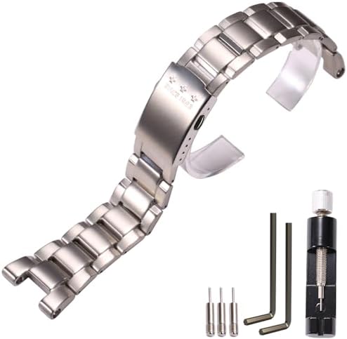 MCXGL Stainless-Steel Strap Compatible with G-Shock GST-B100 GST