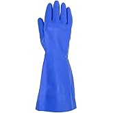Gempler's 11-mil Chemical-Resistant Nitrile Gloves with Flocked Lining – Available in 12-Pack or Bulk 144-Pack