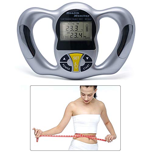 YUIOP Handheld Body Fat Analyzer Fat Measuring Device Body Fat Monitor Digital LCD Monitor Fat Analyzer BMI Meter Weight Loss Tester Calorie Calculator Measuring Health Care Tool