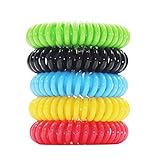 Vmini Mosquito Repellent Bracelet for Kids, Adults & Pets - 20 Pack Natural Plant Based Oil Mosquito Repellent Wristbands, Non Toxic Travel Insect Repellent Against Bugs, Pests, Waterproof