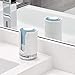iDesign York Ceramic Disposable Paper and Plastic Cup Dispenser Holder for Master, Guest, Kids' Bathroom Vanity and Countertops, 2.5