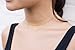 Benevolence LA Choker Necklace - Gold Necklace for Women or White Gold 14k Gold Dipped Satellite Beaded Curb Ball Chain Gold Choker Layering Womens Necklaces Simple Chokers Celebrity Endorsed