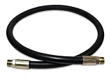 JGB-JFlex Hydraulic Hose, 1/4"x4', Male NPT x Male NPT Connection, 1-Wire, 3265 psi