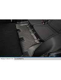 maxfloormat Floor Mats (3 Fila unidades) y maxtray carga para maletero de coche para Kia Sorento (Modelos 2016   2017 (Negro)