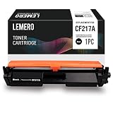 LEMERO Replacement for HP 17A CF217A Toner Cartridge with Chip - Compatible for HP Laserjet Pro M102w M130fw Laserjet Pro MFP M130nw M130fn (1 Pack)
