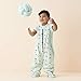 ergoPouch 1.0 TOG Sleep Suit Bag, Organic Cotton, Short Sleeves, 2 in 1 Wearable Blanket Sleeping Bag converts to Suit (Mountains, 8-24 Months)