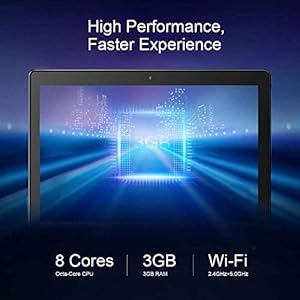 Dragon Touch Max10 Tablet, tablet Android da 10 pollici, 3 GB di RAM e memoria ROM da 32 GB, processore Octa-Core… - immagine 4