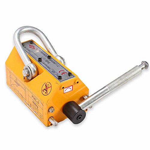 Eteyo 1320lb 600kg Steel Magnetic Lifter Heavy Duty Crane Hoist Lifting Magnet
