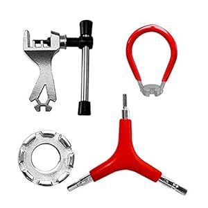 LFONCE Spaak Reparatie Tool,Fiets Wiel Spaken Key Tool voor Fiets en Elektrische Voertuig Spaak Reparatie (4-delige set)