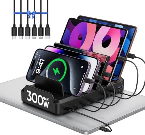 Lcssio 300W 8-Port Charging Station