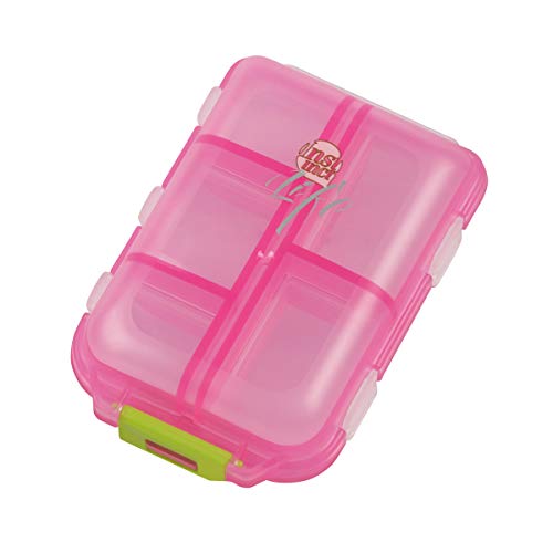 Bidear Pill Case Portable Travel Tablet Medicine Vitamin Pill