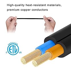 2 Prong Extension Cord 1 to 2 Y Splitter