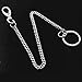 Liangery Wallet Chain, Wallet Long Purse Chain Punk Key Chain With Chain for Biker Trucker Motorcycle Pants Jean, Silver 11.81 inch for Men Women
