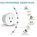 WiFi Smart Plug Mini,YTE Wireless Smart Outlet Compatible With Alexa Echo,Google Home,IFTTT for Voice Control,Remote Control your Devices with Timing Function from Anywhere,No Hub Required(4Packs)