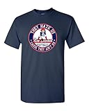 They Hate Us Cause They Ain't Us New England Football Parody DT Adult T-Shirt Tee (X Large, Navy Blue)