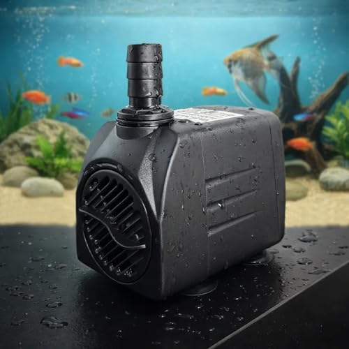 Bomba Submersa 2000L/h 2m Lagos Recalque Fontes Aquários Cascata Chafariz Motor Água Doce Salgada Marinho Fonte Hidroponia Aquaponia 220V