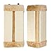 Wall Mounted Scratching Post, 20inch Hanging Natural Sisal Cat Scratching Mat, Door Wall Protecting Corner with Wall Fixings (Khaki)