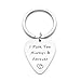 I Pick You Always and Forever I Pick you Guitar Pick Keychain Musical Gifts