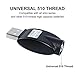 510-Thread USB Smart Charger with Over-Charge Protection, Compatible with Standard 510 Threaded Devices – 2 Pack
