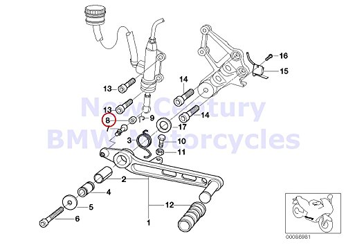 3 x BMW Genuine Motorcycle Transmission Gear Shift Plastic Bush R80G/S R80ST R100R R100R Mystik R1100GS R1100R R850 R1100RS R1100S R1100RT R100GS R100GS PD R100GS R100GS PD R1200C R1200 Montauk R1200C