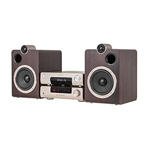 Krüger&Matz KM1908 Microsysteem met DVD, HDMI, USB, BT, Radio DAB+, FM goud/geborsteld aluminium/bruin