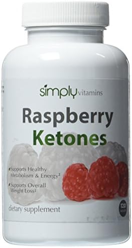 Simply Vitamins Raspberry Ketones 100mg 120 Capsules – 100% Pure Fat Burner. Lose Fat with Zero Side Effects. Supports Healthy Weight loss and Weight Management. All Natural Non-Stimulant Fat Burner