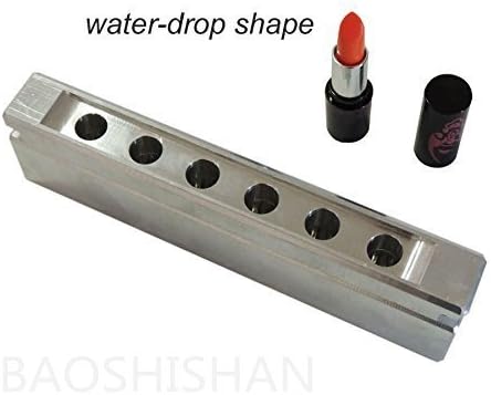 Amazon Baoshishan リップスティック金型 金型ホルダー リップバーム モールド Diy工具 手作り口紅 6キャビティ アルミニウム 12 1mm 12 7mm 12 7mm Baoshishan リップケア 通販