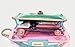 MILATA Bright Color Women's Transparent Cross Body Bag Summer Jelly PVC Clutch Purse Beach Bag (pink)