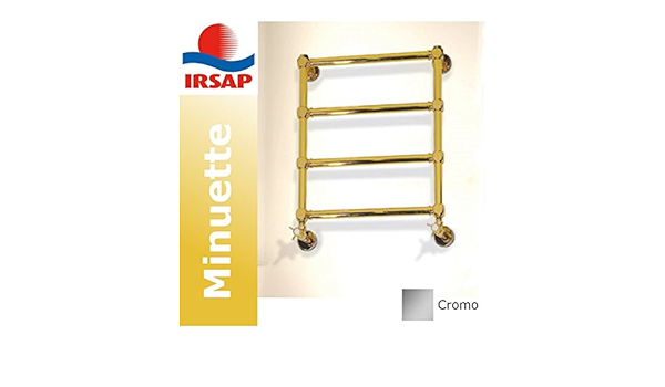 Irsap Radiador Minuette cromo, 596 x 540 mm, 4 elementos ...
