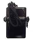 VAS Waterproof DUST Resistant Sports Dry Box CASE | ID Holder | Credit Cards | Lanyard | Money | Badge | Cruise | Travel | Beach | Pool | Boating (Black, ONE CASE)