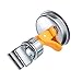 Zhehao Shower Hand Held Holder Adjustable Suction Cup Shower Head Holder Universal Mounting Bracket Plastic ABS with Chrome Polished for Marble Glass Metal Ceramic(2,Orange Wrench)