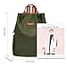Backpack Purse Canvas Travel Small/Large Lightweight Fashion Ladies Backpacks for Women Army Green