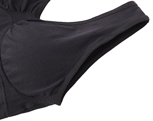 ohlyah Women's Seamless Wire-Free Bra with Removable Pads Pack of 6 L