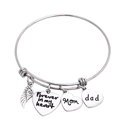 In memory of dad mom memorial jewelry dad mom parent lo…