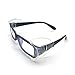 VIEEL Safety Glasses Side Shields, Slip On Clear Side Shields for Safety Glasses-Fits Medium to Large Eyeglasses Frames (2 Pair)