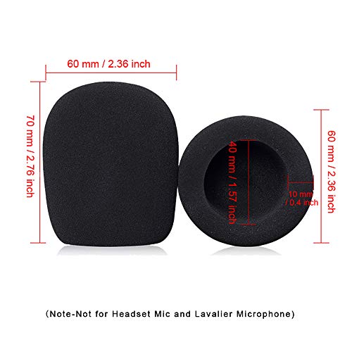 image for TPLTECH 6 Pack Micphone Foam Covers Handheld Mic Windscreen Pops Filte