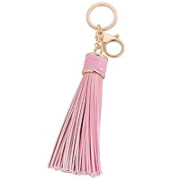 khkadiwb Keychains & Faux Leather Tassel Keychain Car Key Ring Gift Women