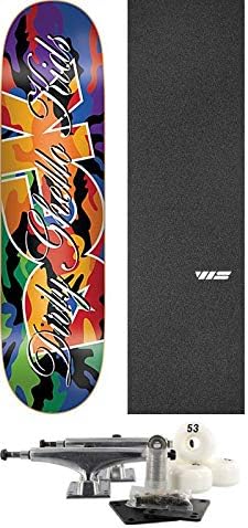 DGK Skateboards Ultra Skateboard Deck - 8.1" x 31.875" with Components - Bundle of 7 Items