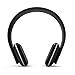 Leme EB20A Wireless Ergonomic Bluetooth 4.0 Over Ear Headphone with Built-in Mic and 12 Hour Battery, with Noise Reduction and Echo Cancellation, Perfect Headset for Gaming and Music (Black)
