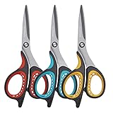 3 Pack 7.7" Teflon Non-Stick Scissors for Office